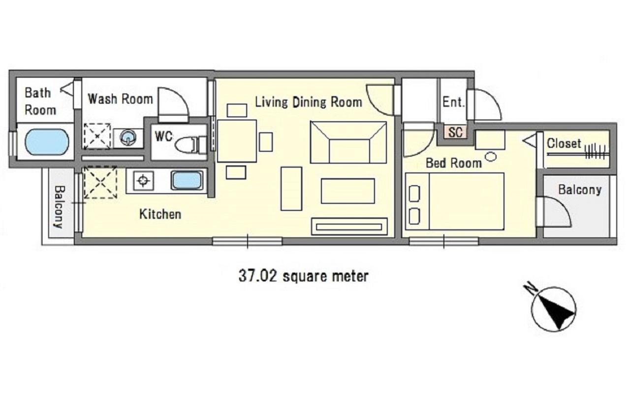 ฟอเรสต์ เทอเรซ เทนจิง มินามิ Apartment ฟูกุโอกะ ภายนอก รูปภาพ